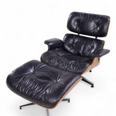 Charles Ray Eames Charles and Ray Eames for Herman Miller Rosewood Lounge Chair and Ottoman - 4307412