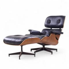 Charles Ray Eames Charles and Ray Eames for Herman Miller Walnut Eames Lounge Chair with Ottoman - 4286307