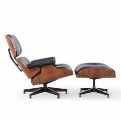 Charles Ray Eames Charles and Ray Eames for Herman Miller Walnut Eames Lounge Chair with Ottoman - 4286311
