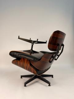 Charles Ray Eames Dramatic Striped Eames Lounge Chair Ottoman 670 671 3rd Generation - 4367600