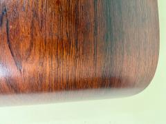 Charles Ray Eames Eames 2nd Generation Ottoman in Rosewood and Black Leather - 4254400