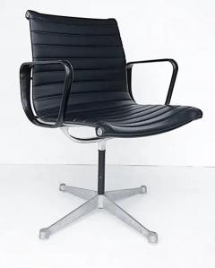 Charles Ray Eames Eames Herman Miller Aluminum Group EA108 Swivel Chairs Leather - 3502377