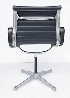 Charles Ray Eames Eames Herman Miller Aluminum Group EA108 Swivel Chairs Leather - 3502378