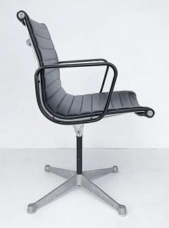 Charles Ray Eames Eames Herman Miller Aluminum Group EA108 Swivel Chairs Leather - 3502382