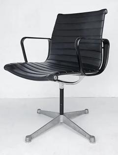 Charles Ray Eames Eames Herman Miller Aluminum Group EA108 Swivel Chairs Leather - 3502441