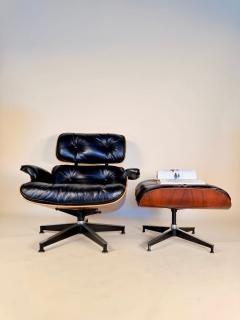 Charles Ray Eames Eames Lounge Chair Ottoman 670 671 Third Generation Mid 1970s Rosewood - 4302208