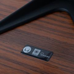 Charles Ray Eames Eames Lounge Chair and Ottoman in Rosewood and Black Leather Herman Miller - 4526322