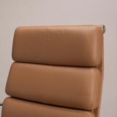 Charles Ray Eames Eames Soft Pad Executive Chairs in Butterscotch Leather by Herman Miller - 4728715