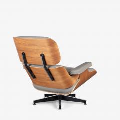 Charles Ray Eames Eames Tall Lounge Chair Ottoman in Smoke Leather Walnut by Herman Miller - 4220055