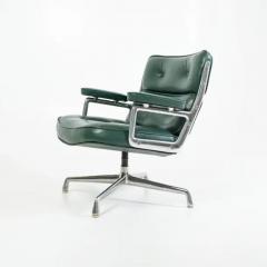 Charles Ray Eames Eames Time Life Lobby Lounge Chair ES105 in Forest Green Leather - 3414164