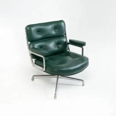 Charles Ray Eames Eames Time Life Lobby Lounge Chair ES105 in Forest Green Leather - 3414184