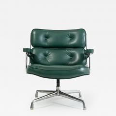 Charles Ray Eames Eames Time Life Lobby Lounge Chair ES105 in Forest Green Leather - 3414686
