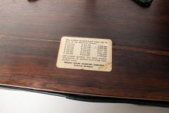 Charles Ray Eames Early 1st Generation Eames Lounge Chair and Ottoman in Rosewood Black Leather - 4488562