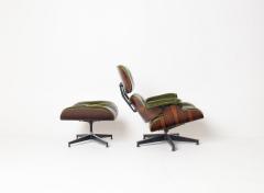Charles Ray Eames Early 3rd Generation Eames Lounge Chair and Ottoman in Brazilian Rosewood - 4440514