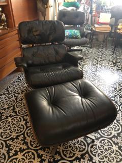 Charles Ray Eames Magnificent Rare Brazilian Rosewood Eames Lounge Chair and Ottoman Mid Century - 3464806