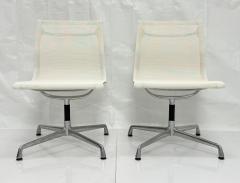 Charles Ray Eames Pair Eames Aluminum Group Swivel Chairs for Herman Miller Vitra Italy - 4711767