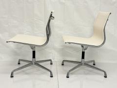 Charles Ray Eames Pair Eames Aluminum Group Swivel Chairs for Herman Miller Vitra Italy - 4711769