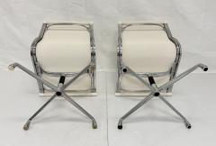Charles Ray Eames Pair Eames Aluminum Group Swivel Chairs for Herman Miller Vitra Italy - 4711771