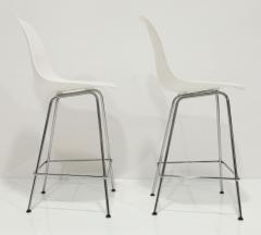 Charles Ray Eames Pair of Eames Molded Fiberglass Counter Stools by Herman Miller - 3719708