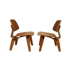 Charles Ray Eames Pair of LCW Chairs by Charles and Ray Eames for Evans 1940s - 4161176