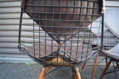 Charles Ray Eames Set of Six Wire Chairs with Dowel Legs and Bikini Pad by Charles Ray Eames - 3360113