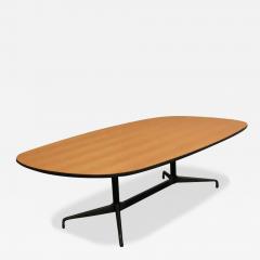 Charles Ray Eames Very Large Charles Ray Eames for Herman Miller 8 Conference Dining Table Oak - 3527715