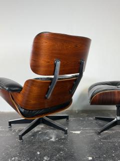 Charles Ray Eames Vintage 1st Generation Eames Lounge Chair Ottoman in Brazilian Rosewood - 4117057