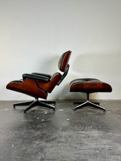 Charles Ray Eames Vintage 1st Generation Eames Lounge Chair Ottoman in Brazilian Rosewood - 4117058