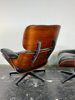 Charles Ray Eames Vintage 1st Generation Eames Lounge Chair Ottoman in Brazilian Rosewood - 4117060