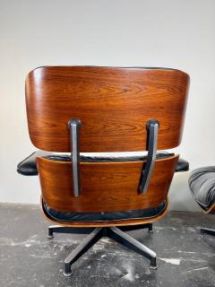 Charles Ray Eames Vintage 1st Generation Eames Lounge Chair Ottoman in Brazilian Rosewood - 4117063