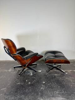 Charles Ray Eames Vintage 1st Generation Eames Lounge Chair Ottoman in Brazilian Rosewood - 4117064