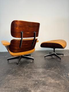 Charles Ray Eames Vintage 2nd Generation Eames Lounge Chair Ottoman in Brazilian Rosewood - 4117045