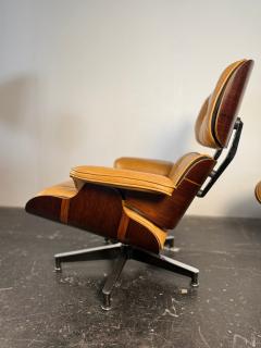 Charles Ray Eames Vintage 2nd Generation Eames Lounge Chair Ottoman in Brazilian Rosewood - 4117100
