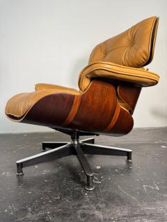 Charles Ray Eames Vintage 2nd Generation Eames Lounge Chair Ottoman in Brazilian Rosewood - 4117101