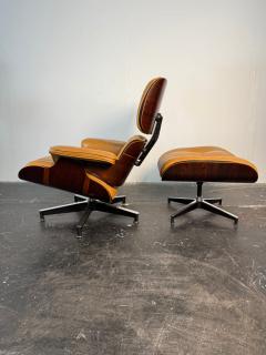 Charles Ray Eames Vintage 2nd Generation Eames Lounge Chair Ottoman in Brazilian Rosewood - 4117105