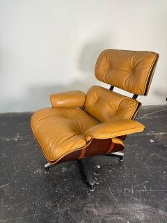 Charles Ray Eames Vintage 2nd Generation Eames Lounge Chair Ottoman in Brazilian Rosewood - 4117106