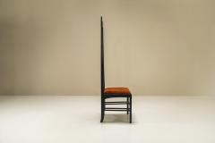 Charles Rennie Mackintosh 4 highback Ingram Dining Chairs by Charles Rennie Mackintosh Italy 1980s - 3121677