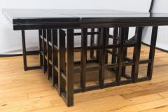 Charles Rennie Mackintosh Charles Rennie Mackintosh Style Black Lacquer Coffee Table - 683329