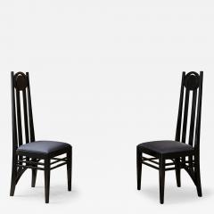 Charles Rennie Mackintosh Pair of Argyle Chairs by Charles R Mackintosh for Atelier International - 4816937