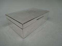 Charles Richard Comyns Comyns Sterling Silver Box with British Army Regimental Coat of Arms - 3764760