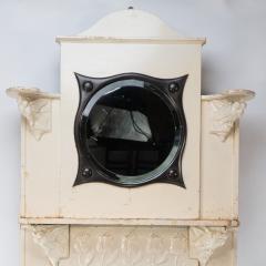 Charles Robert Ashbee C R Ashbee Attributed Arts Craft Cast Iron Fireplace with Eight Kissing Doves - 4188630