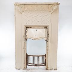 Charles Robert Ashbee C R Ashbee Attributed Arts Craft Cast Iron Fireplace with Eight Kissing Doves - 4188631