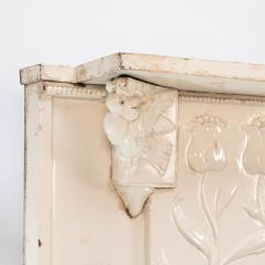 Charles Robert Ashbee C R Ashbee Attributed Arts Craft Cast Iron Fireplace with Eight Kissing Doves - 4188633