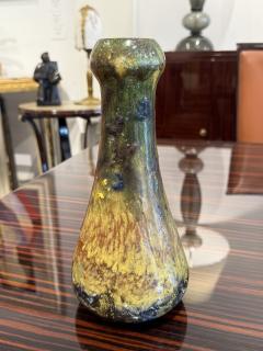 Charles Schneider Art Deco Melted Colors Glass Vase by Charles Schneider - 4788201