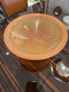 Charles Schneider Art Deco Tazza by Charles Schneider Red Tango Glass France 1928 - 4788195