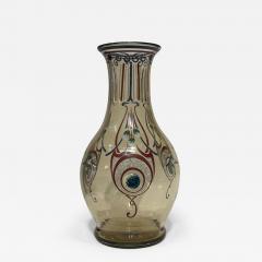 Charles Schneider French Art Deco Hand Enameled Glass Vase by Charles Schneider 1922 - 4751674