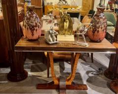 Charles Schneider Important Pair of Le Verre Fran ais Capucines Glass Vases by Charles Schneider - 4814800