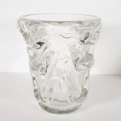 Charles Schneider Mid Century Modern Sculptural Handblown Glass Vase by Charles Schneider - 1560680