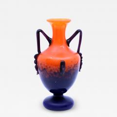 Charles Schneider Orange Art Deco Vase by Charles Schnedier - 3863252