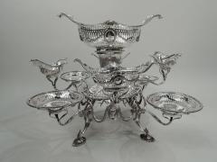 Charles Stuart Harris Antique English Victorian Neoclassical Sterling Silver Epergne 1895 - 3757607